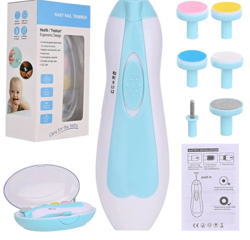 Hot Selling Baby Nail Accessories Electric Newborn Care Kids Nail Cutter Trimmer