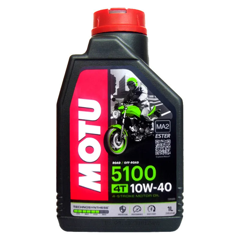 Mott MOTUL 5100 4T 10w40 полусинтетическое 4-х тактный мотоцикла масляный скутер мА