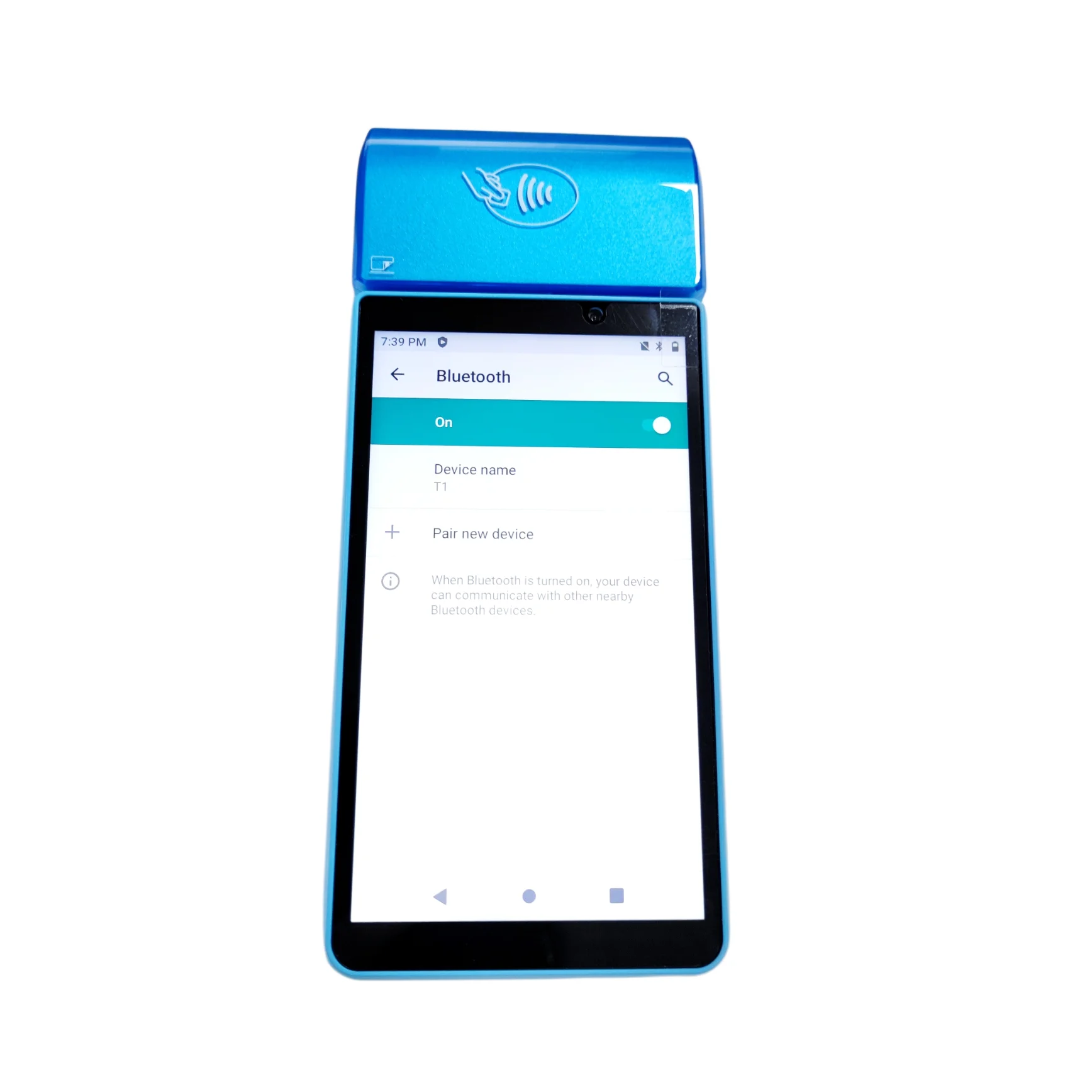 Taxi Pos System Driver Cashless Payment Fare Collection Ticket Printing Mobile Android 2GB RAM Pos Device