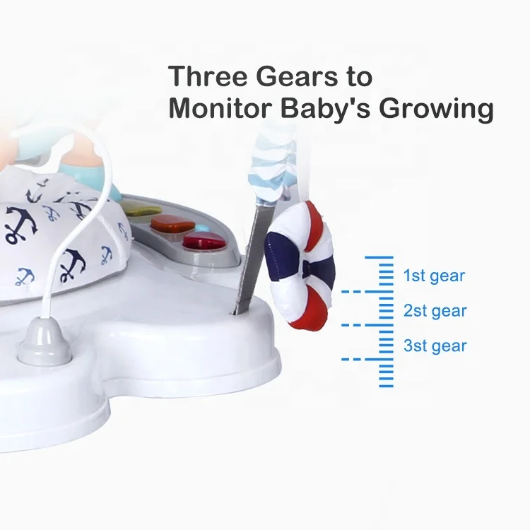 Light Music Round Baby High Chair Jumperoo Bouncer Swing Chair Jumper Exercises For Baby