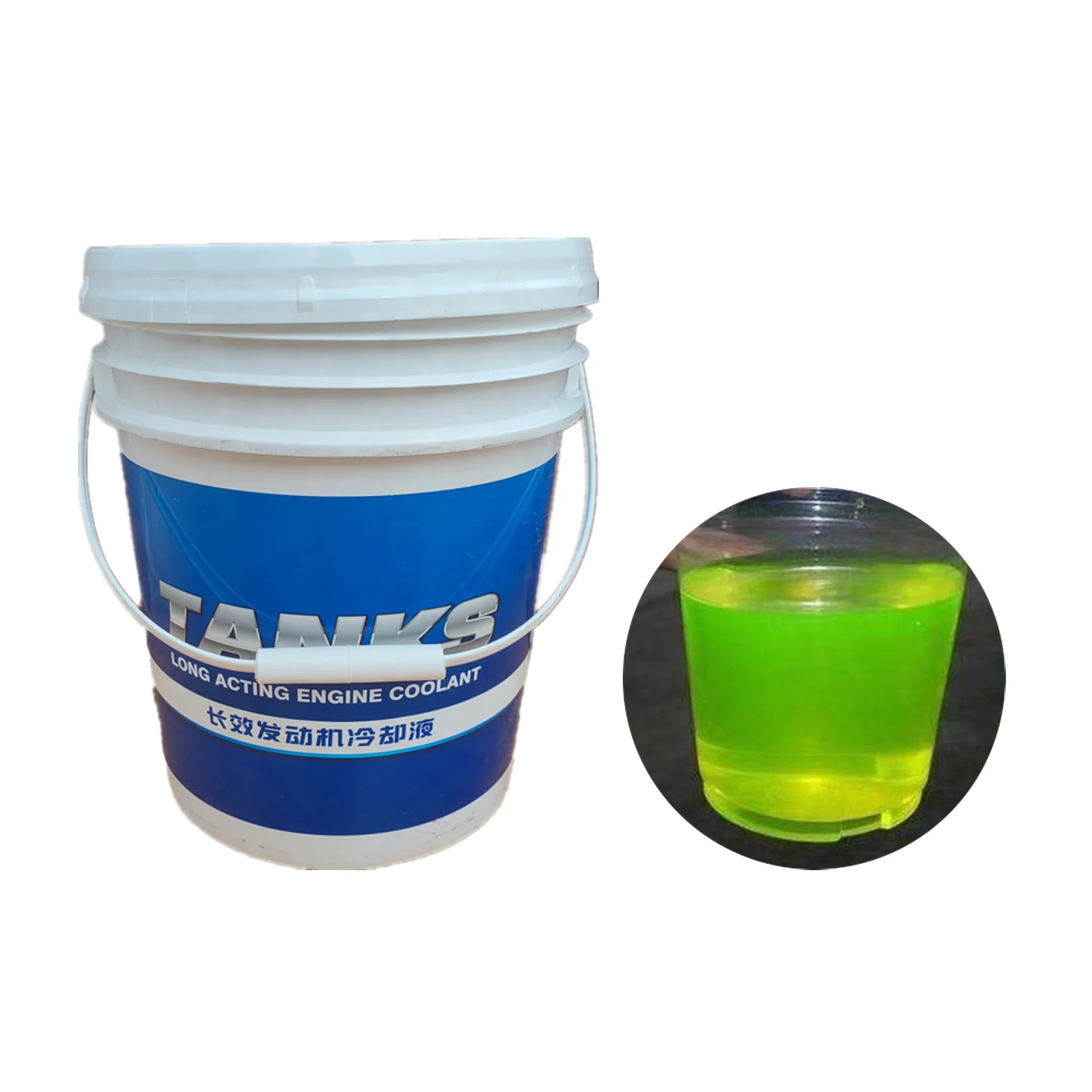 Wholesale 18L 4L Engine Radiator Antifreeze Coolant Anti-Freezing Liquid for All Vehicles Ethylene Glycol Raw Material