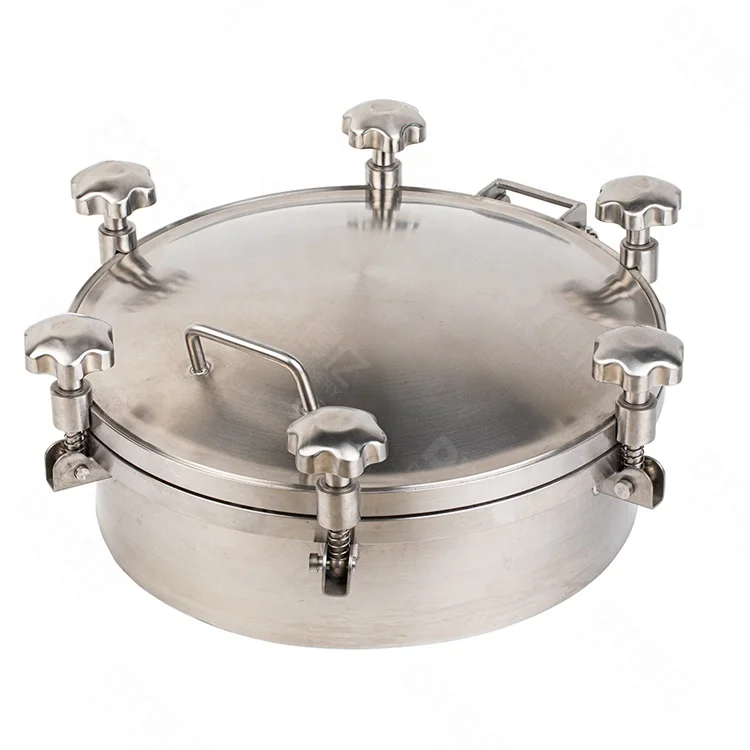 400mm Stainless Steel Circular round pressure Manhole cover