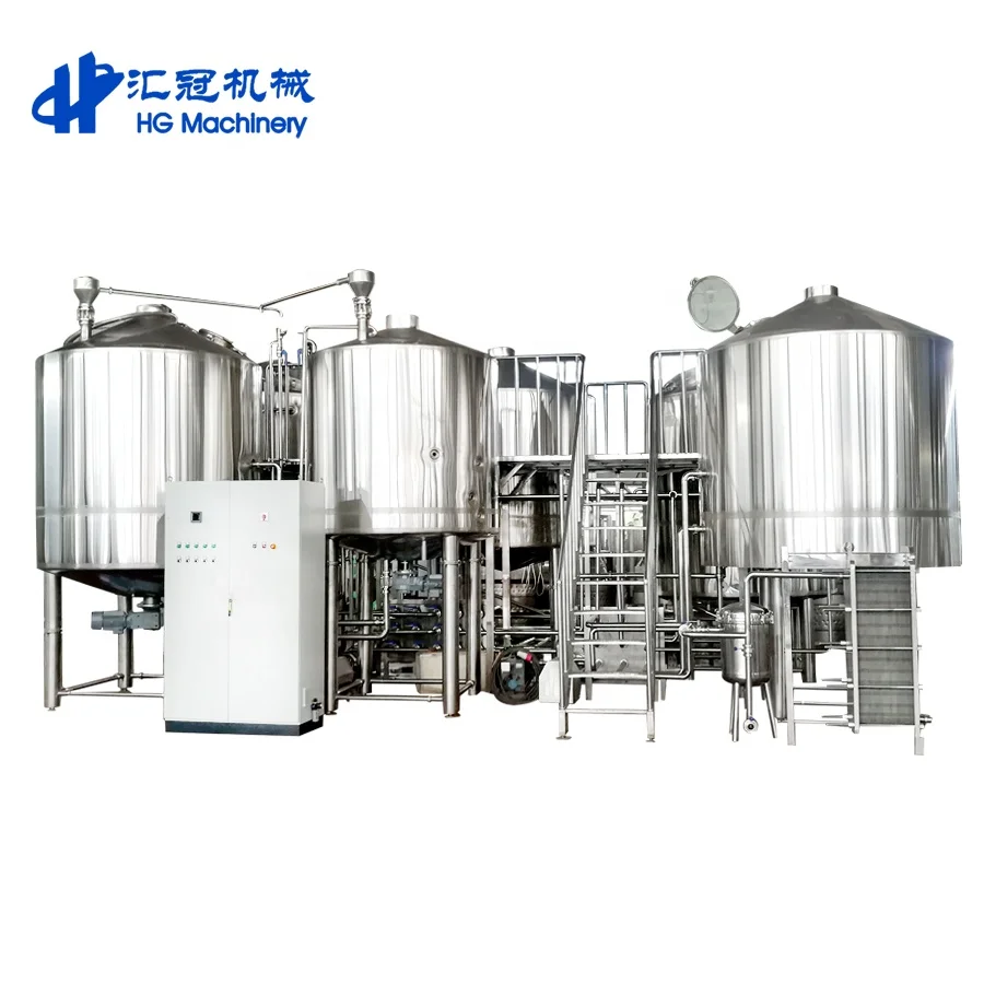 High Quality 5000L Ale Beer brewing plant Wine Making Machine