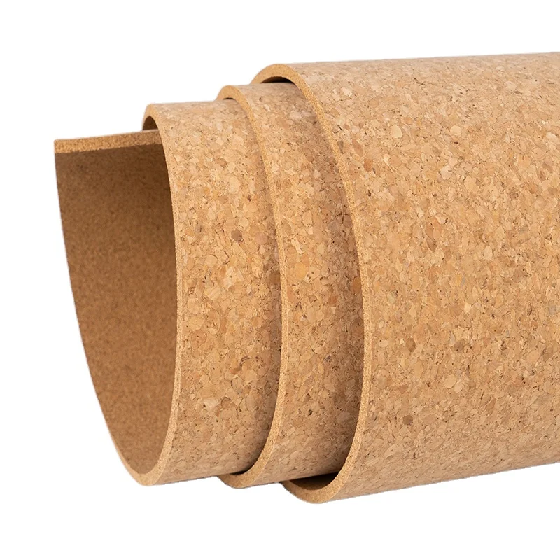 Wholesale Nature Color Portugal Imported Cork Roll High Quality Cork Sheet Rolls For Wall Or Floor