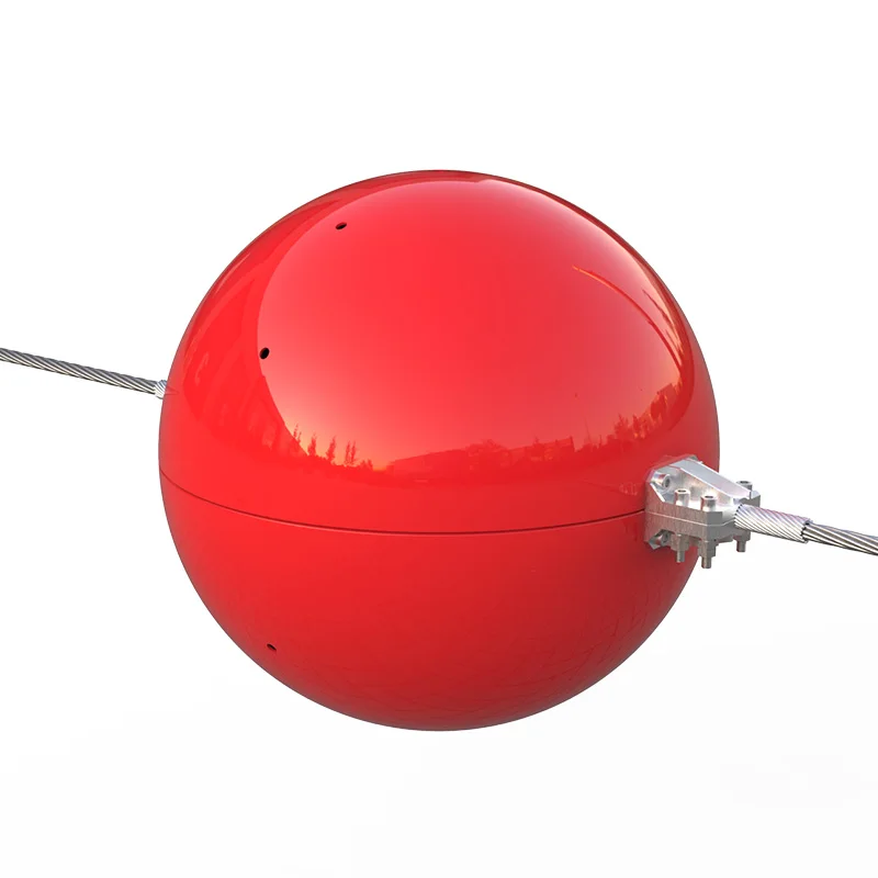 OHGW and OPGW Aircraft Warning Conductor Marking lights sphere Diurnal marking High-Voltage Lines