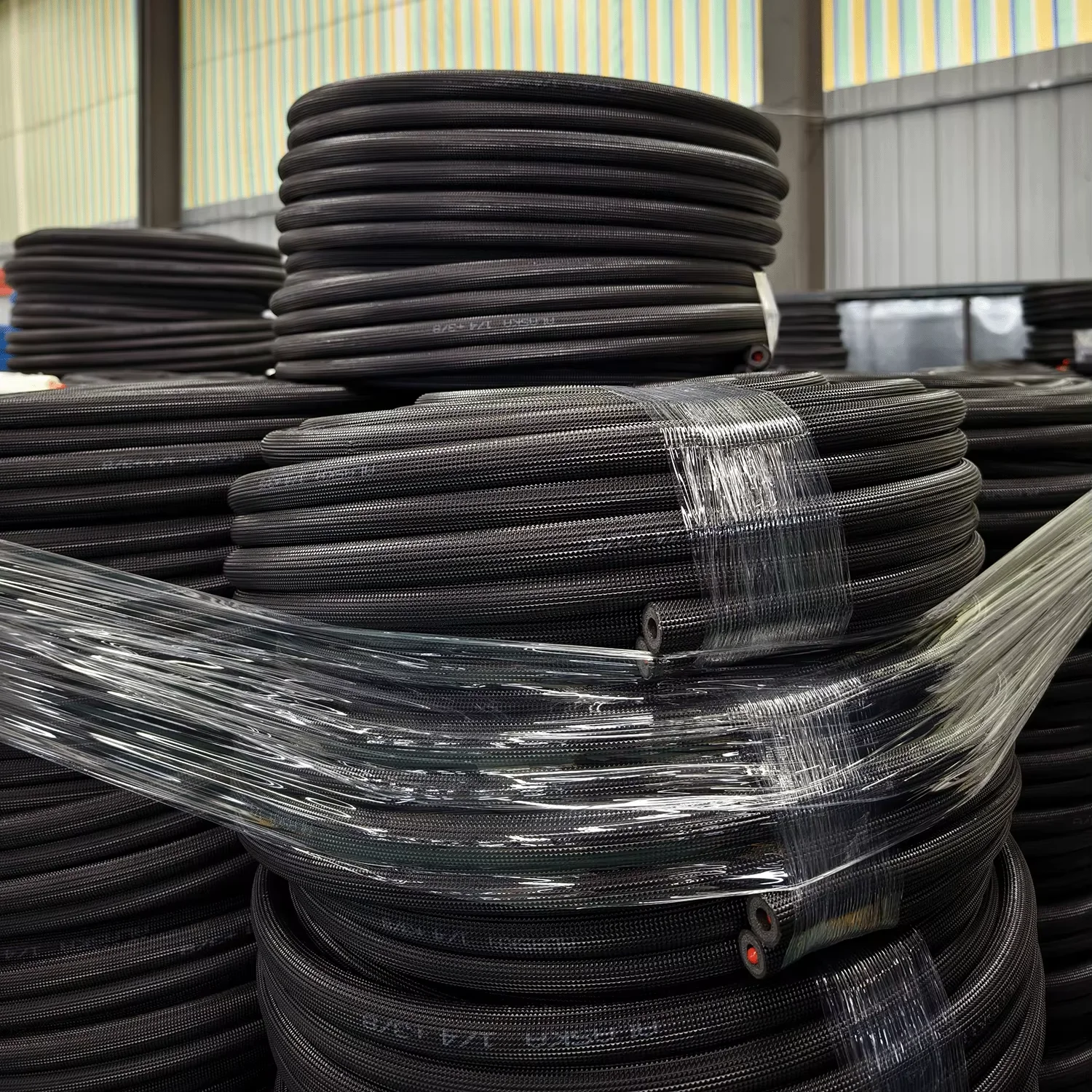 PE Insulated Cooper Line Set for Home Air Conditioner Installation Including Nuts & Insulated Copper Pipes/Tubes