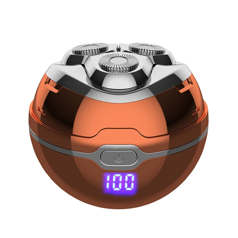 JD-818 электрическая бритва для мужчин Портативный Путешествия длительное время работы от аккумулятора, полностью моющаяся Смарт сферические электрическая бритва