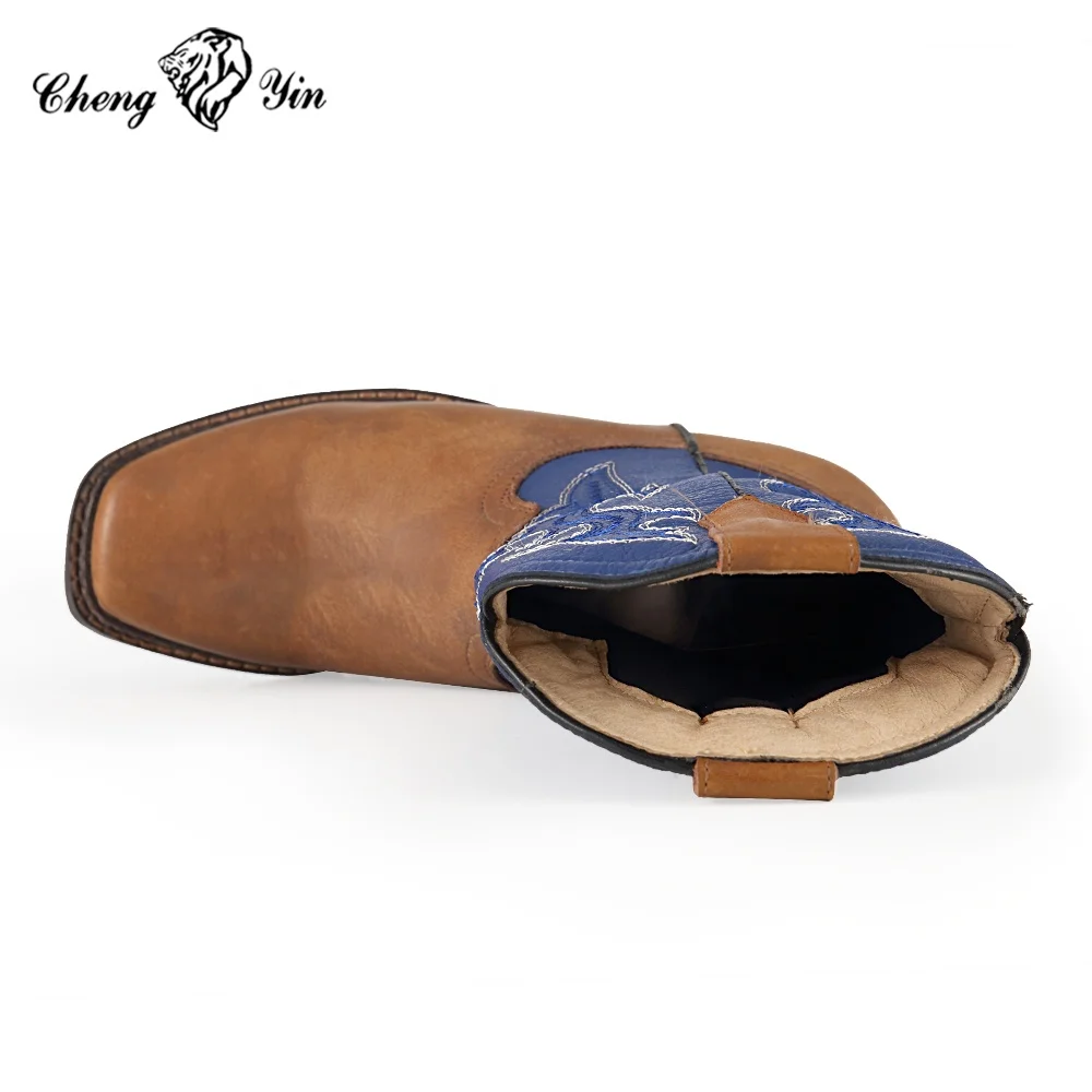 Comfortable baby shoe made in turkey citi leather children cowboy boots custom design girls shoes baby boy ankle boots for kids