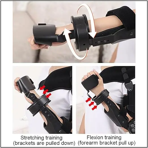 2-in-1 Portable Arm Robot Rehabilitation Training Equipment with Finger and CPM Leg Training for Hand Leg Function Recovery