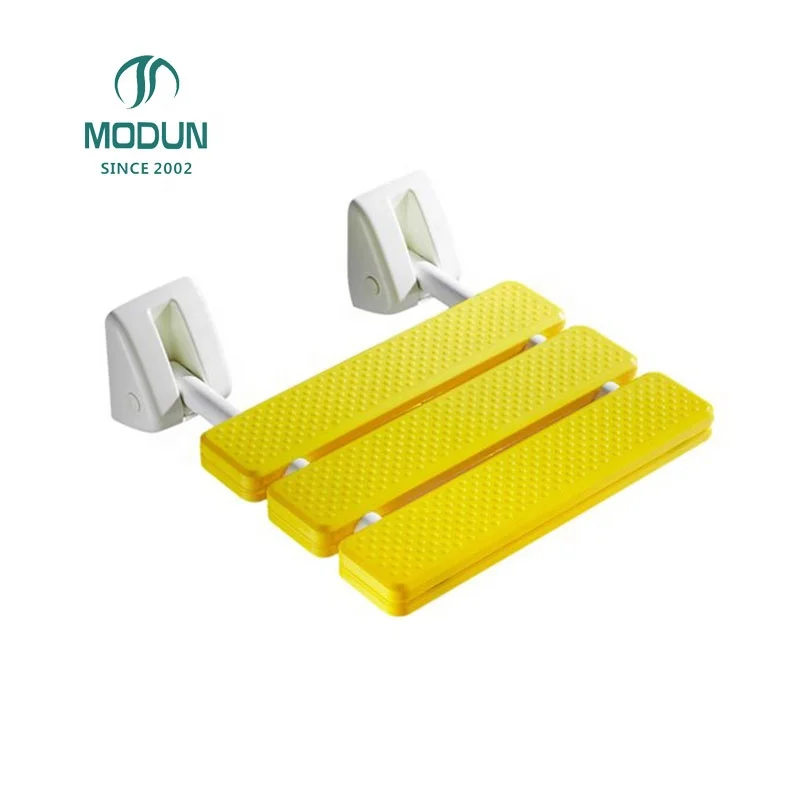 wall shoe changing stool, anti-slip fitting room bar chair, folding nylon shower seat