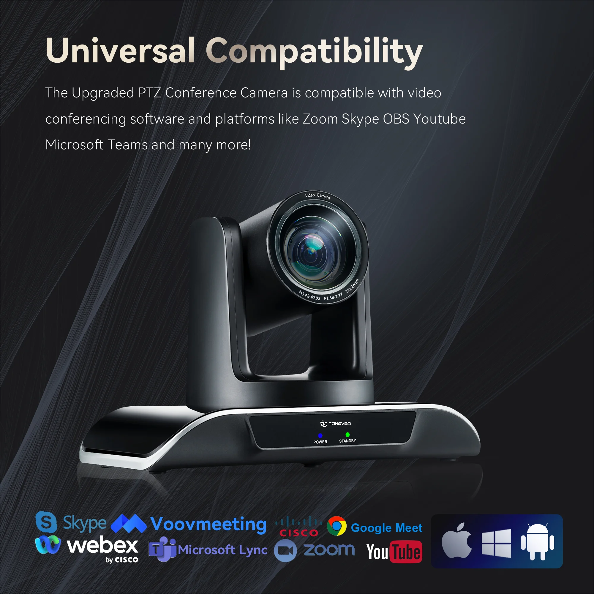 Tongveo комплект видеоконференций 1080P USB3.0 + HDM1 12X оптический зум PTZ Конференц-камера с беспроводным BT громкой связи