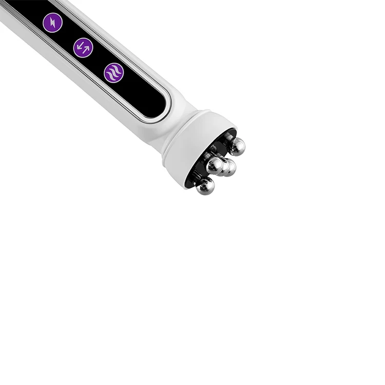 Handheld 360 Rotary Massage EMS LED Red Light Therapy Heating Facial Machine for Skin Nourish