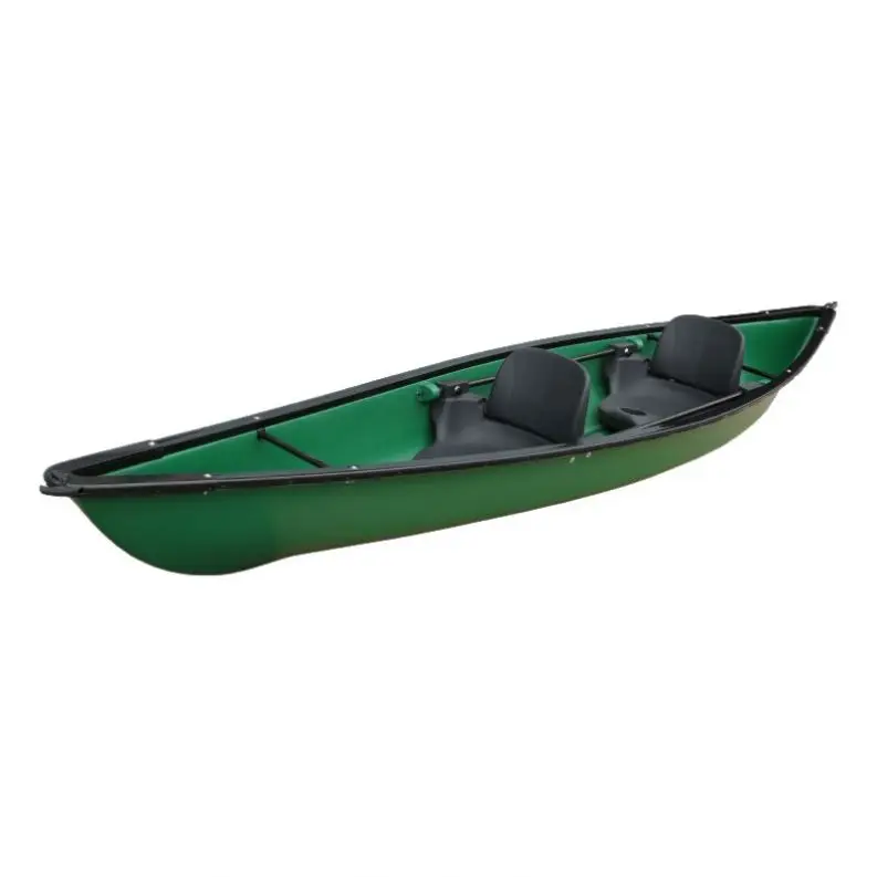 Factory High quality Cheap vacuum stackable canoe kayak with two chair Folding Canoe Fishing Rowing