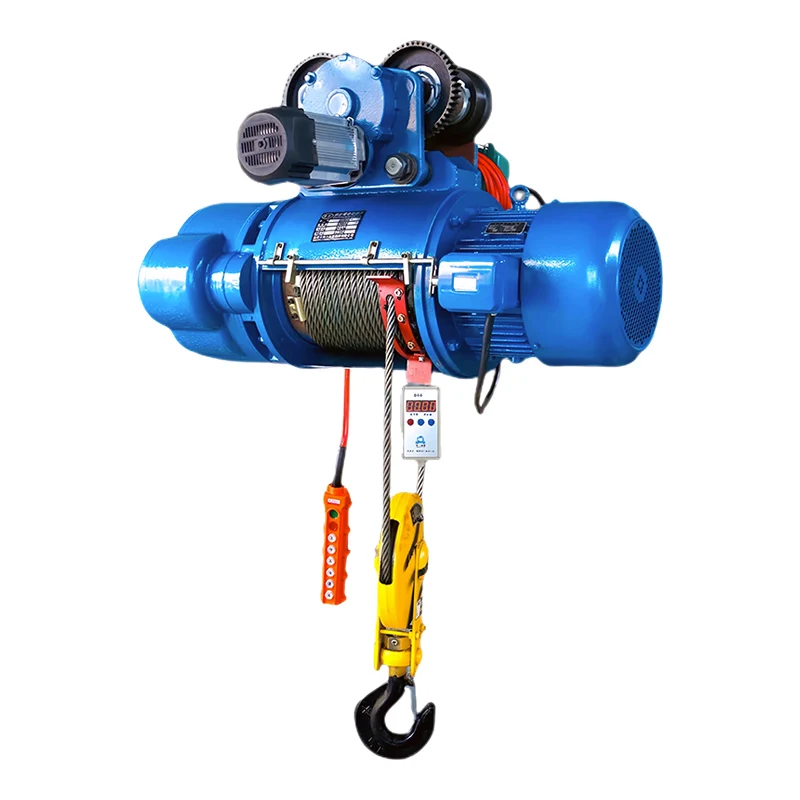 CD1/ MD Type Electric Winch 1ton 2T 3T 5T 10 Tons Heavy Duty Electric Wire Rope hoist with trolley Hoist