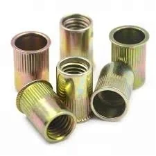 OEM Color Zinc Plated Round Head M3 M4 M5 M6 M8 M10 M12 Threaded Rivet Nut