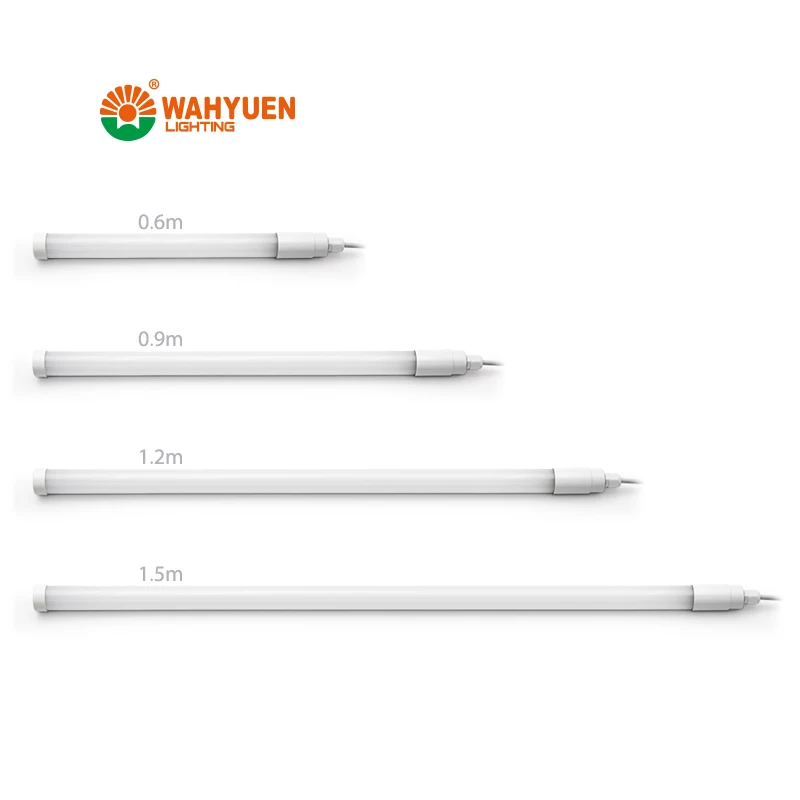 
Anti UV T8 Waterproof PC LED Tube Light With IP68 Socket LED Tube Lamp For Theme Park Lighting 