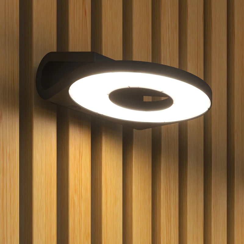 Backyard Decor Outside 5V Solar Lamp Outdoor Garden Decorative Wall Pathway Solar Light