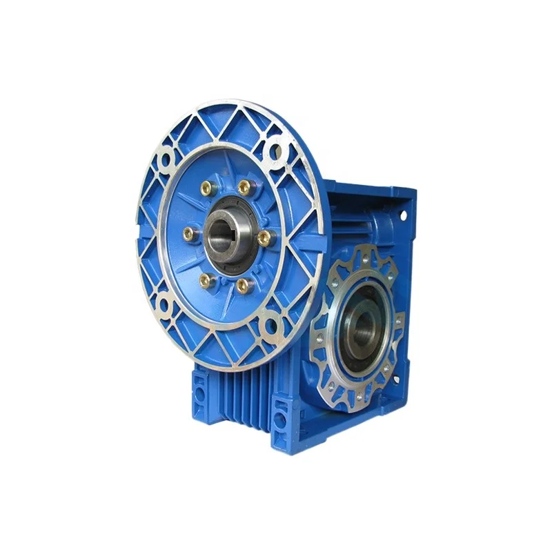 NMRV075 Worm Reducer 1:7.5 -1:100 Gear Ratio 19mm 24mm 28mm input shaft 28mm output shaft Worm Gearbox 90 Degree Speed Reducer