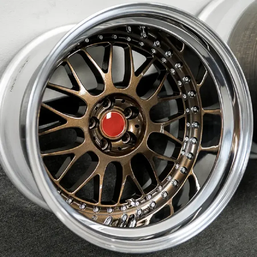 China Factory Customized 12000T High Pressure Forged Aluminum T6061 17 18 19 20 21 22 Inch  Forged Rim Customized Colour for BMW