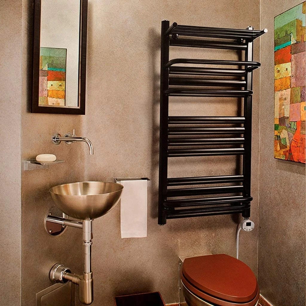 Factory sale energy-saving heating electric towel rack towel heater drying rack bathroom shelf