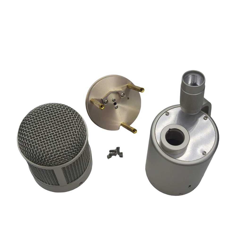 I shaped Silver Metal NM Mic Holder wireless Body Microphones studio recording for sound system DIY U87 FET brand repair