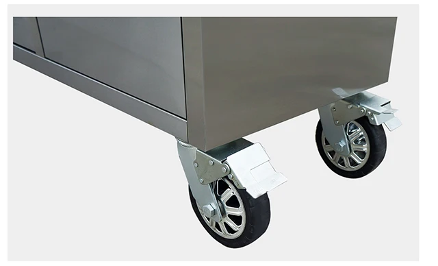 mobile tool cabinet with pegboard and upper storage