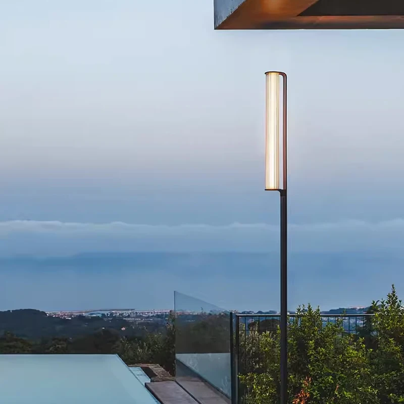 Outdoor Garden Light Acrylic Stainless steel Courtyard Decoration LED Waterproof IP65 Landscape Outdoor Lawn Bollard Lights