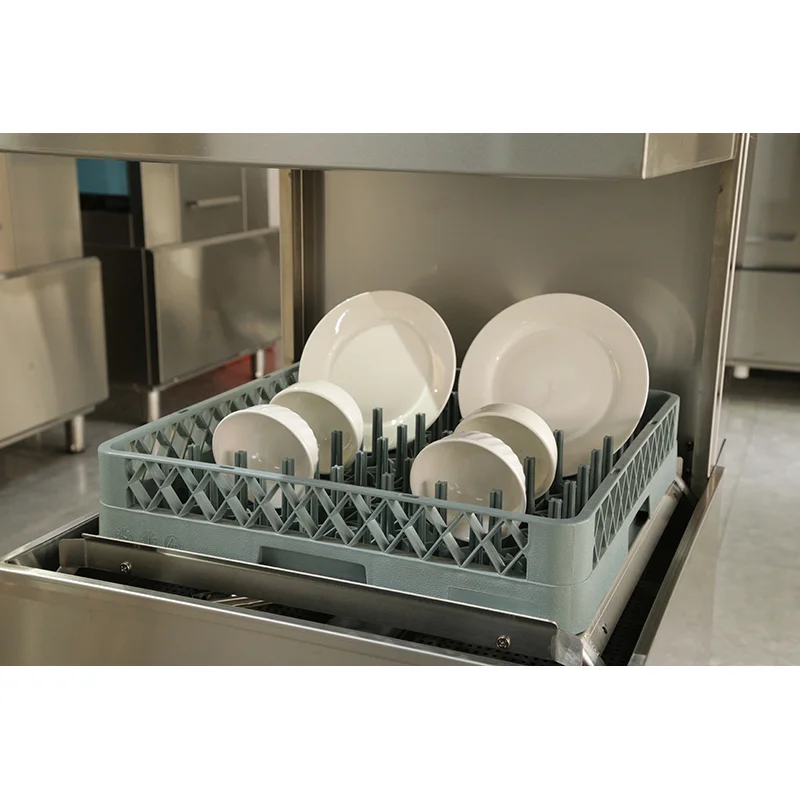 Full Automatic Electric Hood Commercial Dishwasher Freestanding Wash Dishes Machine