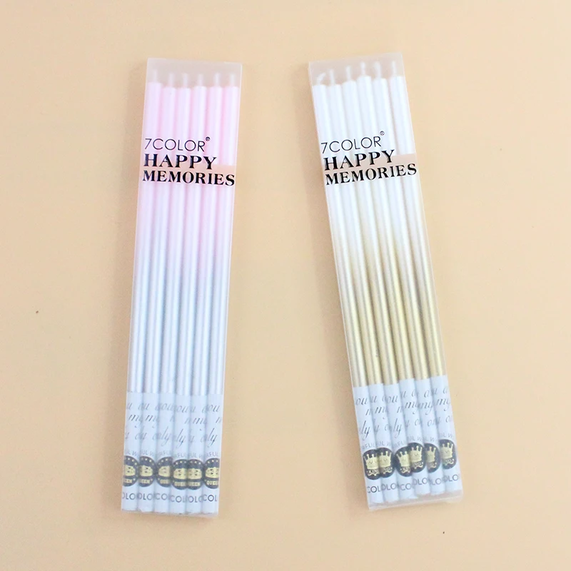 Wholesale 7color crown creative romantic wedding party color birthday candles