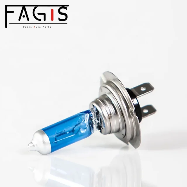 Fagis car halogen bulb h7 bulbs 12v 55w super white long lifespan