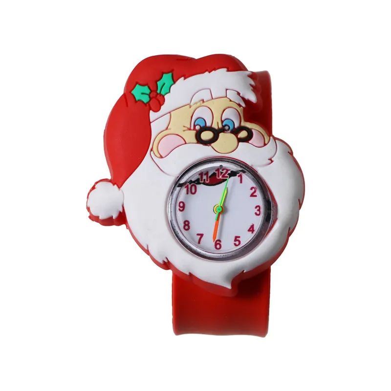 Mskwee Girls Kids Children Cartoon Christmas Collection Digital Electronic Slap Watch Colourful Birthday Party Gifts Watches