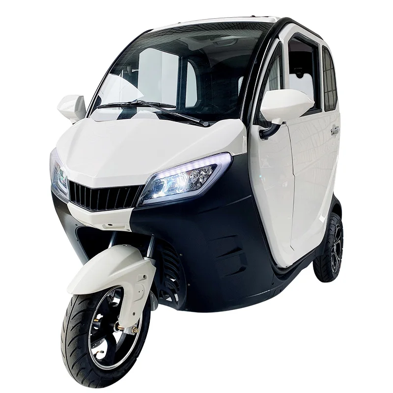 2024 cheap electric 3 wheel car EEC L2e electric enclosed tricycle without driving license closed  electric cabin scooter
