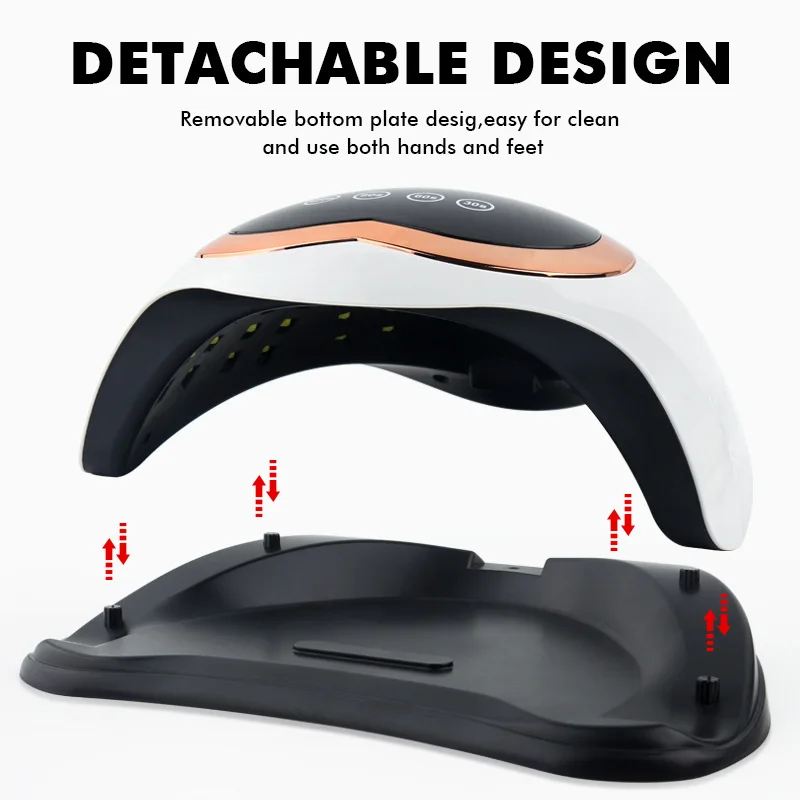 C446 SAFENG SUN S9 MAX Professional 220W UV Led Nail Lamp Nail Polish Fast Drying Nail Dryer Machine With 4 Timers