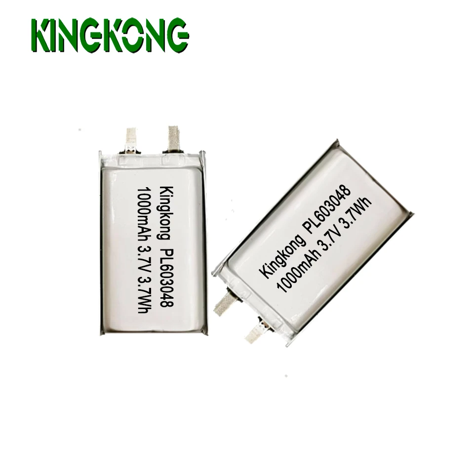 size PL 603448 3.7v 1000mAh Polymer lithium lipo Li-ion rechargeable battery