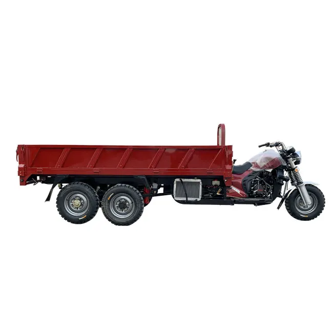 China Low Price Five Wheel Double Girder Water Cooled Engine Motorized Tricycle China
