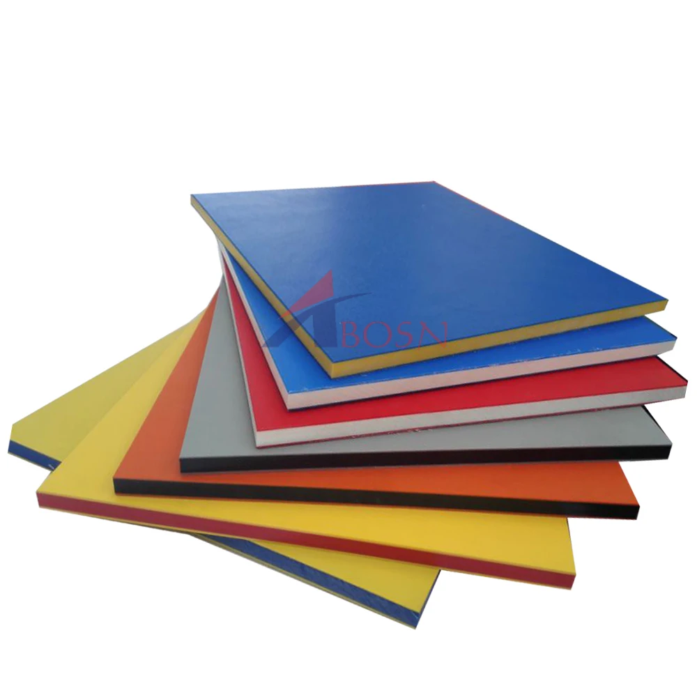 Outdoor Use Engravable 3 Layer High-density Polyethylene Sheet For Signage and Markers