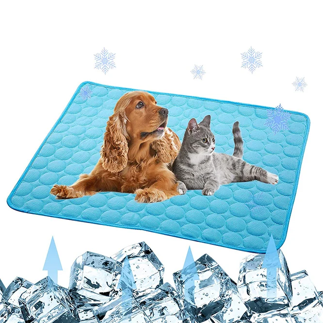 Honden koelmat High Quality Breathable Soft Dog Pet Cooling Mat Pad for Kennel Sofa Bed Floor Pet Cooling Mats Pad for Dogs