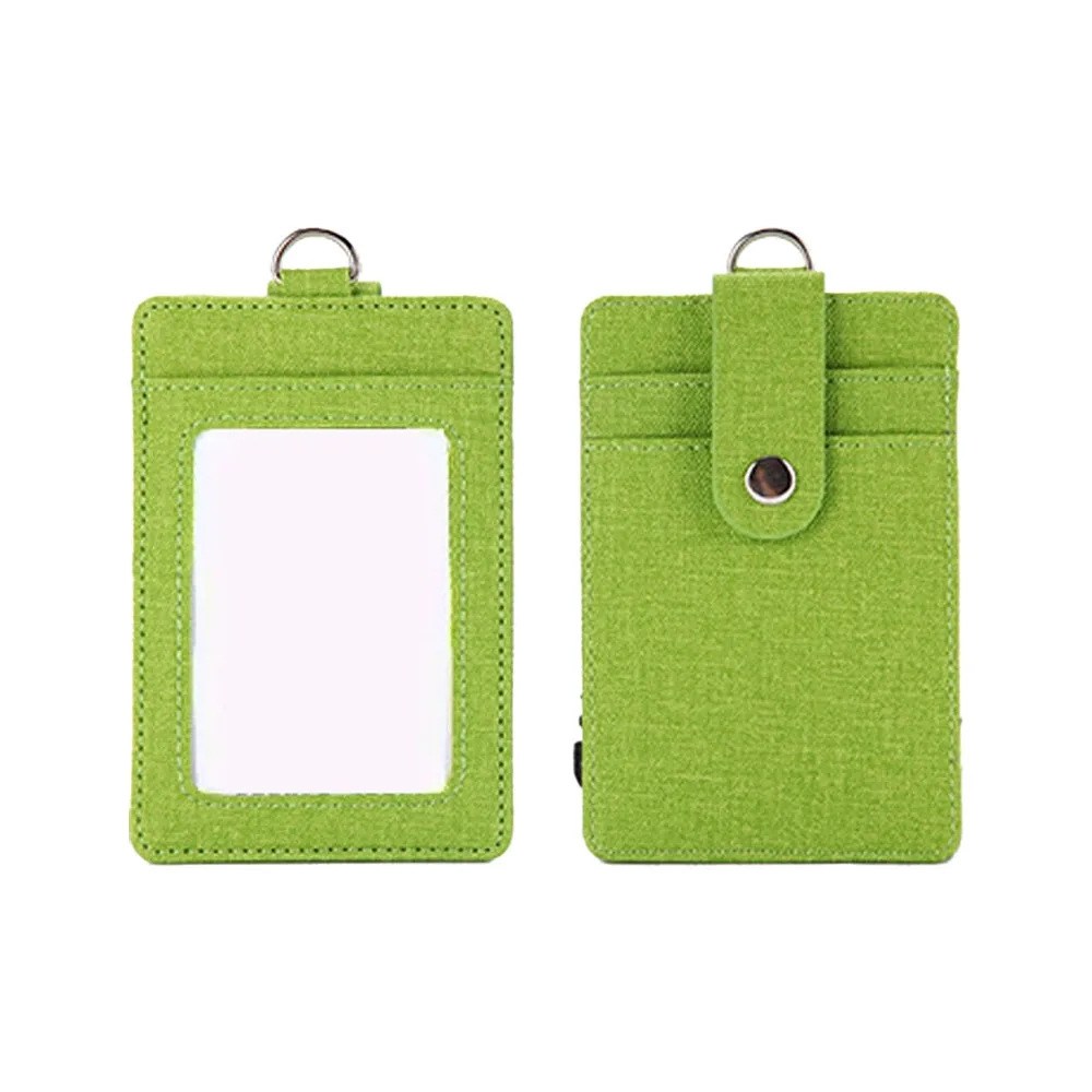 Multifunctional  work permit with lanyard badge holder bus subway meal  ID zipper card holder