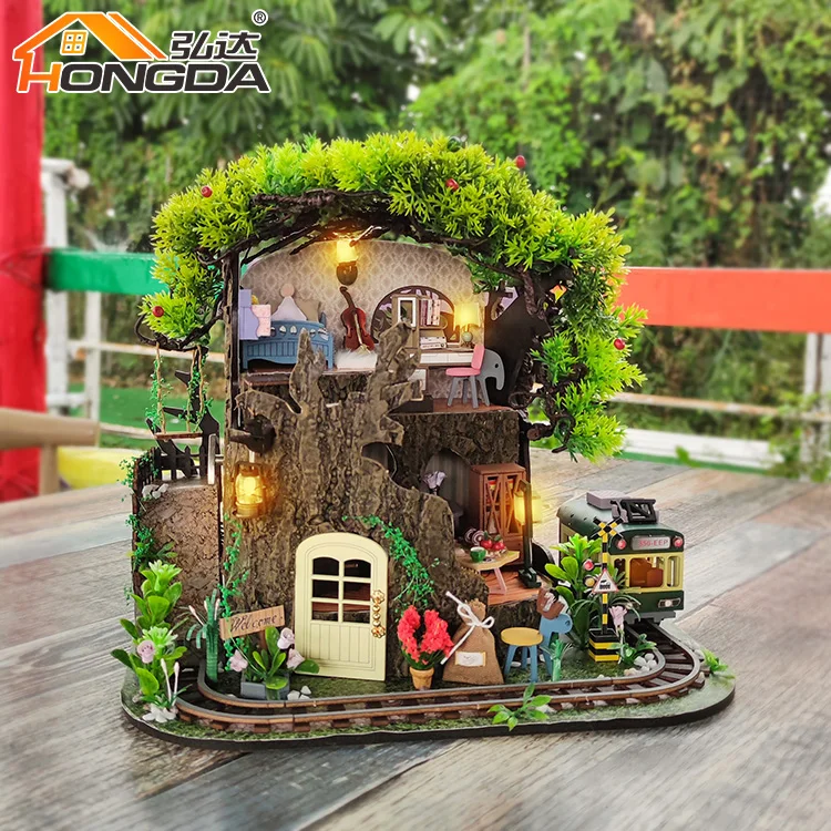 Hongda cute doll soft toy soft doll soft baby doll wooden stacking toys miniature garden accessories