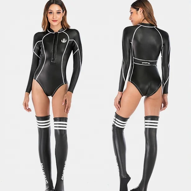DIVESTAR 3 мм YAMAMOTO неопреновый с длинным рукавом для фридайвинга гидрокостюм бикини в нескольких цветах женщин