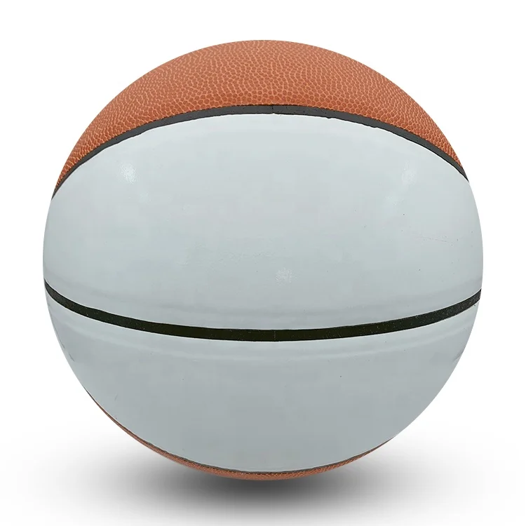 Белый баскетбольный мяч 29,5 дюйма из ламинированной синтетической кожи с автографом в подарок