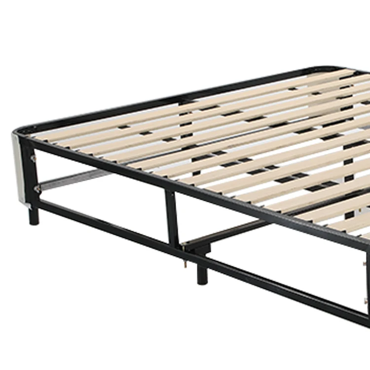 Modern king size bed metal frame set queen size plywood bed frame