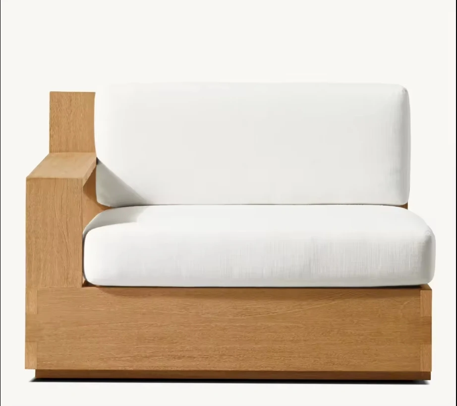 MARBELLA American Outdoor Simple Style Furniture For Garden Modular Combination Sofa Outdoor Sofa Table and Chair Set