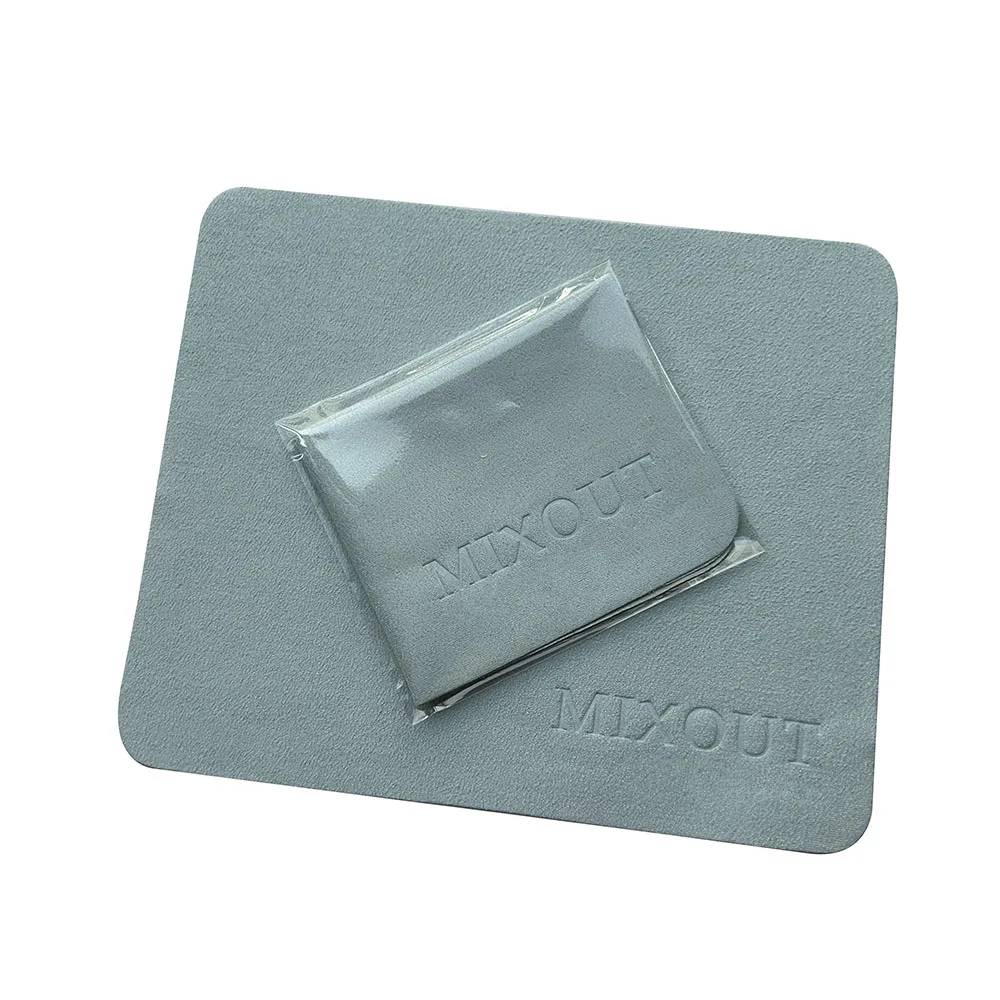 Hot selling custom logo suede microfiber glasses cleaner cloth polishing cloth for screen eyeglasses phone laptop