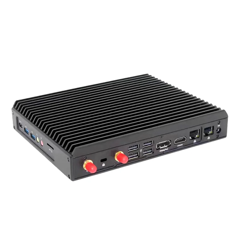TOPFEEL T60M fanless complete mini pc industrial  4K support linux Low power consumption i3 portable embedded computer