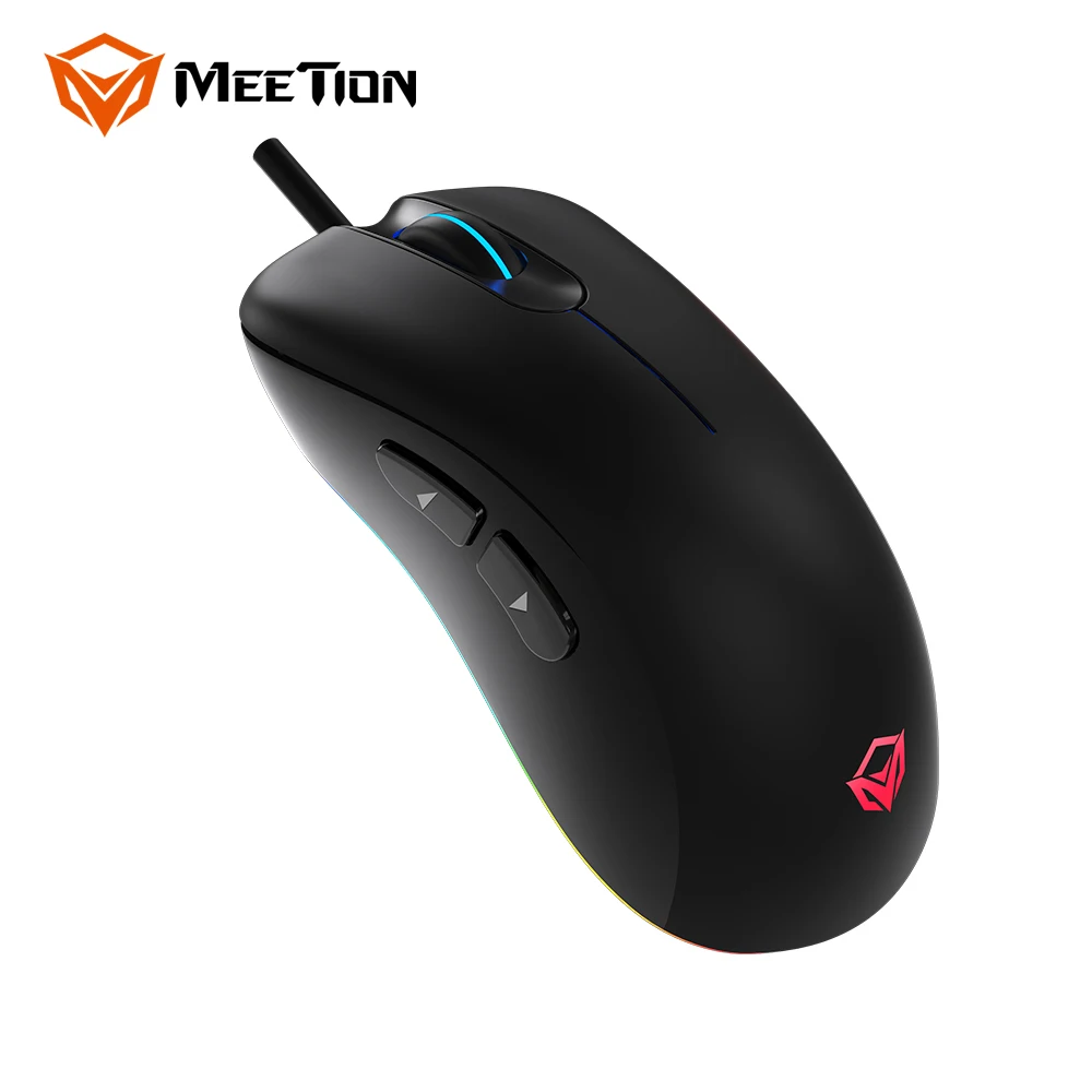 MeeTion GM19 Gamer Wired Illuminate Glowing Light Rbg Pro Oyuncu Led Drivers Usb 7D Gaming Mouse
