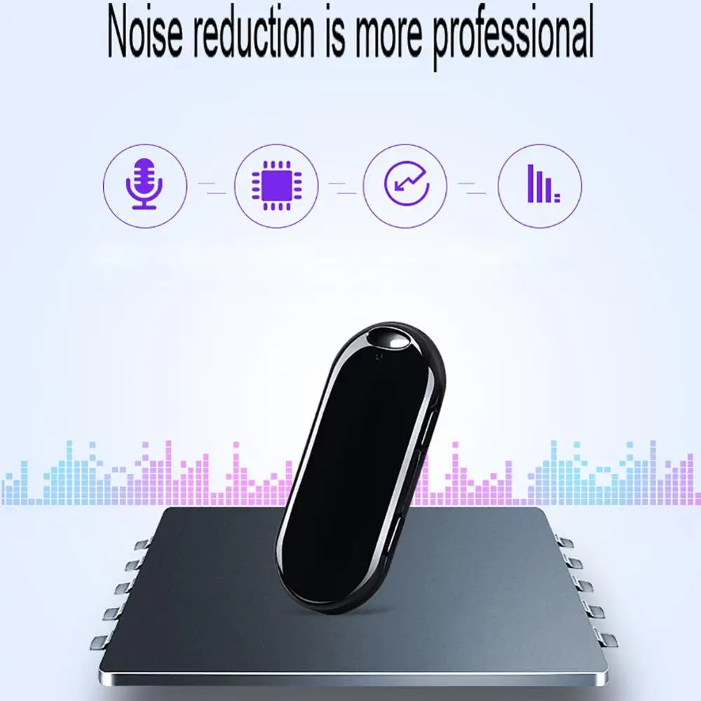 8GB Hidden Pendant Mini Digital Voice Recorder Sound Audio Recording Pen Professional MP3 Player Voice Activated Dictaphone