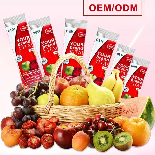 OEM Private Label Dietary Supplement Iron Liquid Drops Vitamin MCT Oil Vitamins Liquid Iron syrup Supplement