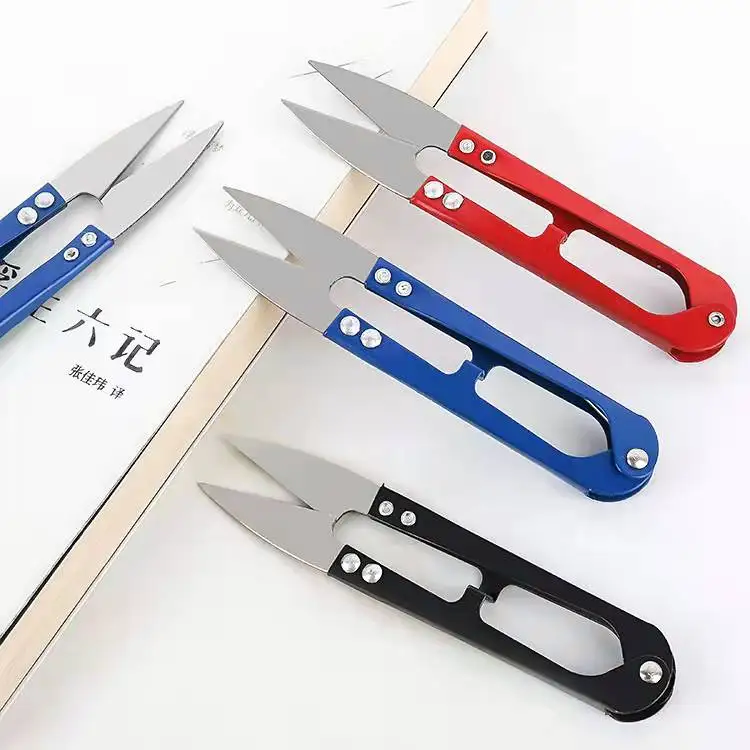 Delicate Embroidery Thrum Yarn Fishing Thread Beading Cutter U Sewing Scissors Clippers Yarn Scissors