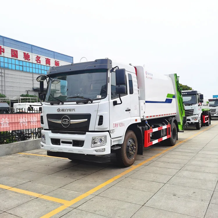 Сжатие для мусора объем бака грузовика CLW 4x2 15000 л интеллектуальный гидравлический мусоровоз распродажа